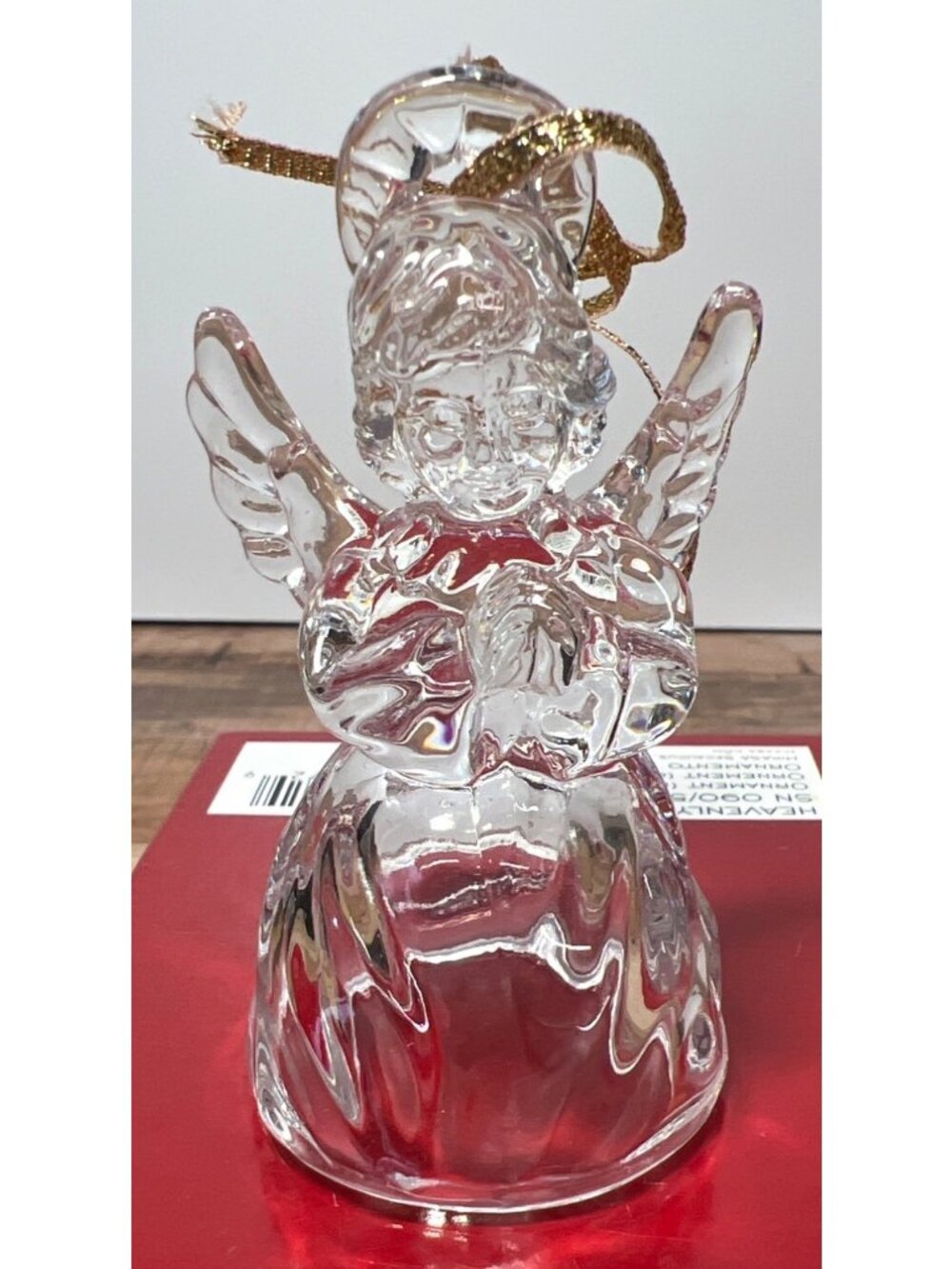 Mikasa Crystal Angel Christmas Ornament Heavenly Detailed Glass Figurine